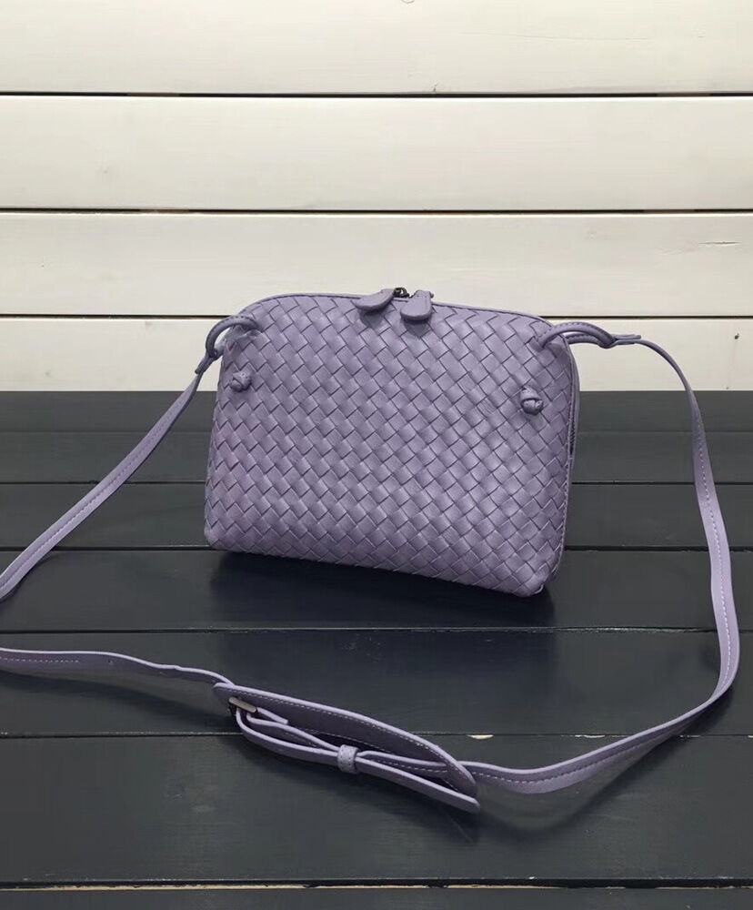 Bottega Veneta Shoulder Bag Lambskin Light Purple